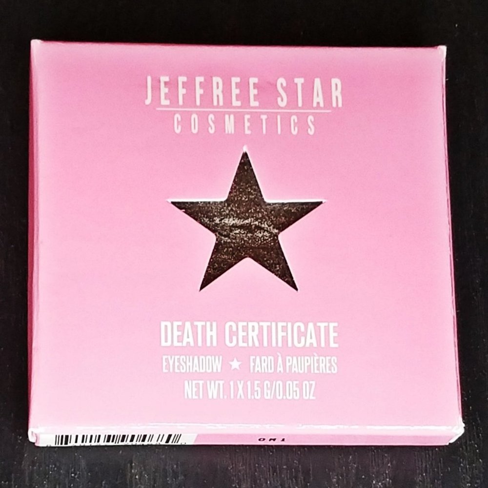 Jeffree Star Eyeshadow Single in Death Certificate